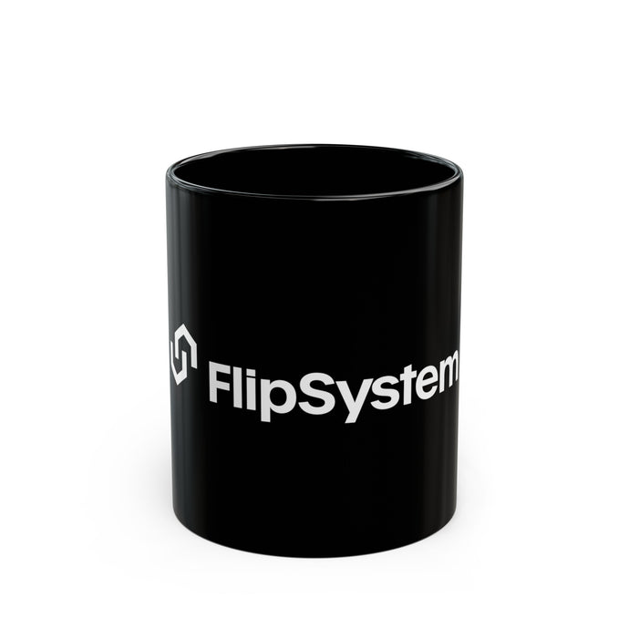 11oz Black FlipSystem Coffee Mug